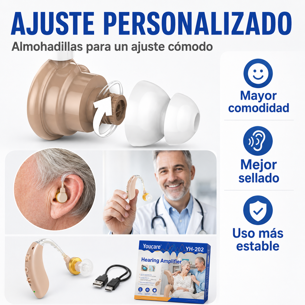 Amplificador Auditivo Youcare®