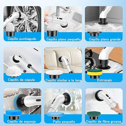 Cepillo electrico inalámbrico Powerson® (9cabezales)