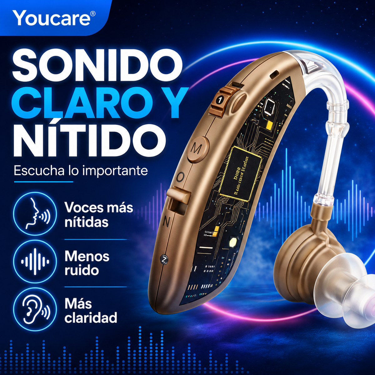 Amplificador Auditivo Youcare®